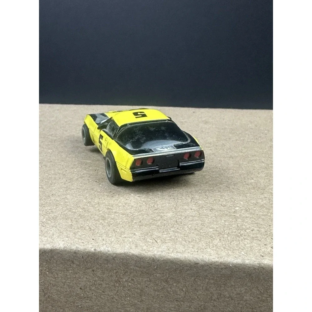 VTG Tomy Tyco Yellow Corvette Ho Slot Car #5 Untested